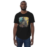 He's A Six-String Wizard Men's Curved Hem T-Shirt - Beyond T-shirts